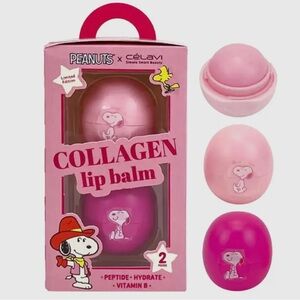 PEANUTS x CÉLAVI Collagen Lip Balm Set